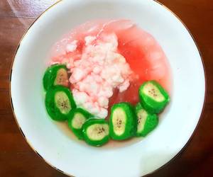 Resep Populer Es pisang ijo Gurih Mantul
