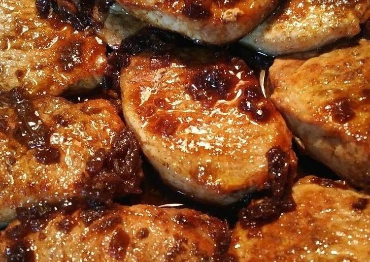 Recipe of Speedy Pork/ Lamb Loin in a Buttery Date Sauce