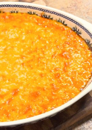 A picture of Buffalo Ranch Chicken Dip.