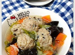 Foto resep Sop baso rambut & jamur kuping