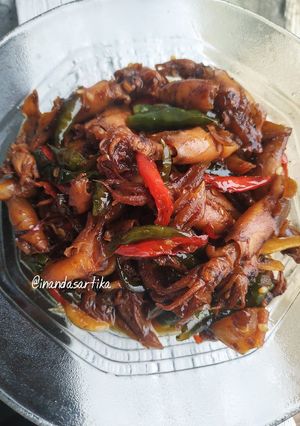 Foto resep Cumi Asin Manis Pedas