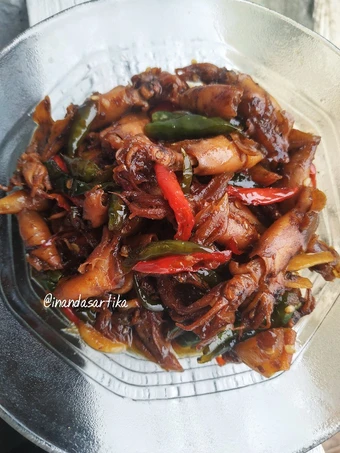 Cara Sederhana Menyiapkan Resep  Cumi Asin Manis Pedas yang Enak Banget, Sempurna