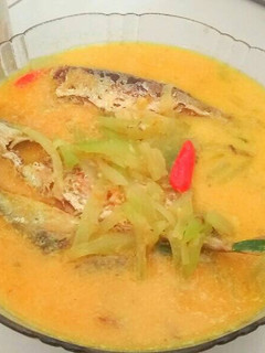 Foto resep Ikan layang labu siam kuah santan