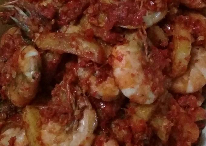 8) Udang Balado Praktis