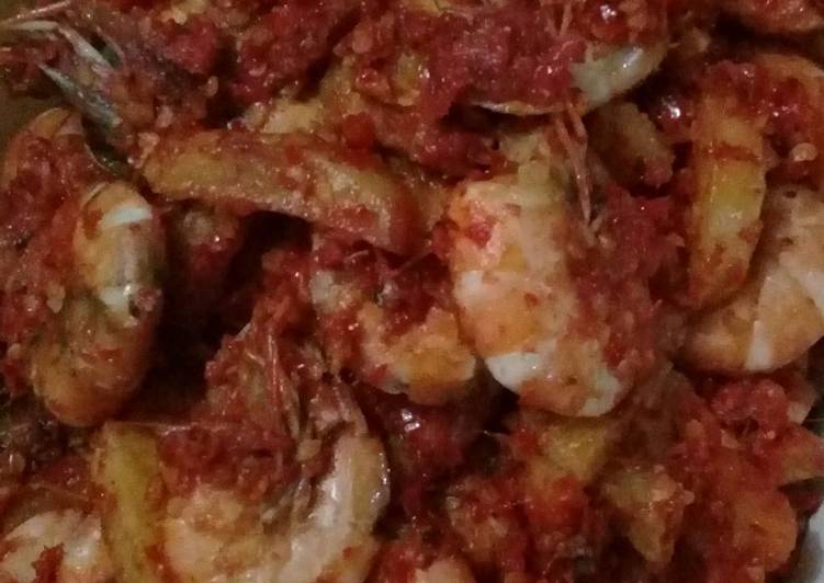 Resep 8) Udang Balado Praktis yang Lezat Sekali