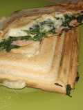 Cena rápida: Sándwich de espinacas y filete de Sajonia