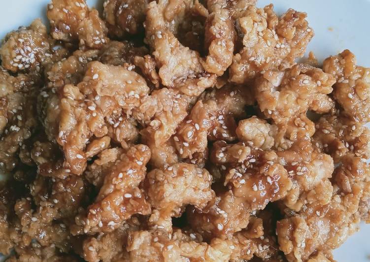 Resep masakan Korean Honey Garlic Chicken | Cara Mengolah Korean Honey Garlic Chicken Yang Menggugah Selera