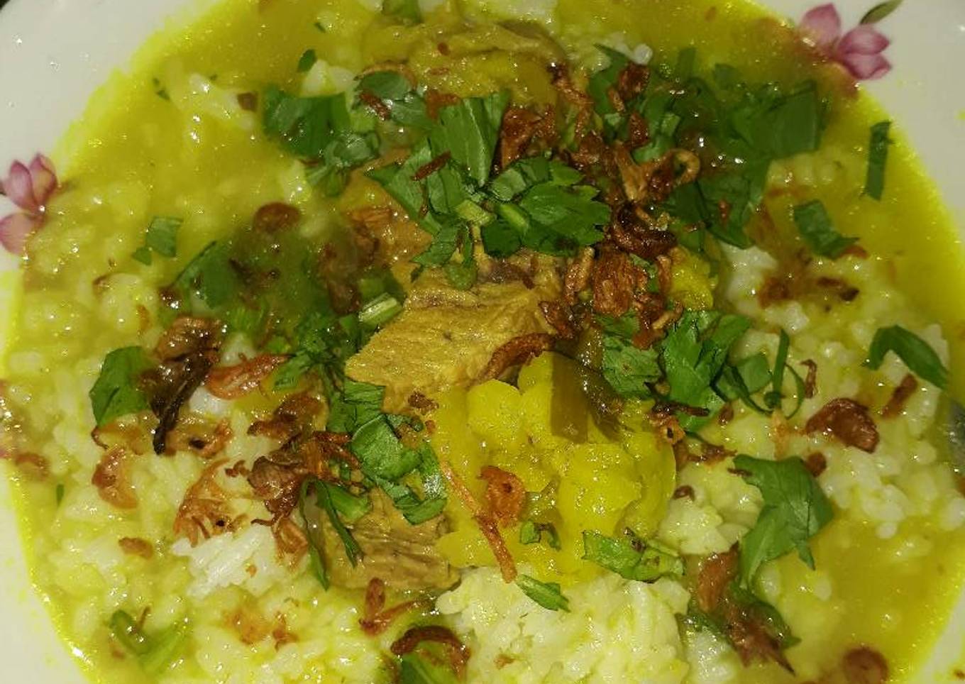 Soto daging santan ala madura