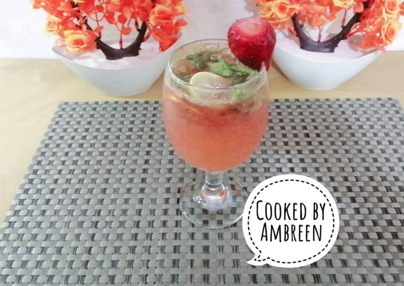Strawberry 🍓 Mint Margarita Recipe