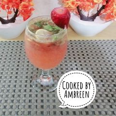 A picture of Strawberry 🍓 Mint Margarita Recipe.