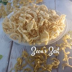 A picture of Deep Fried Homemade Leftover Cooked Rice Badiyan/Vadiyan.