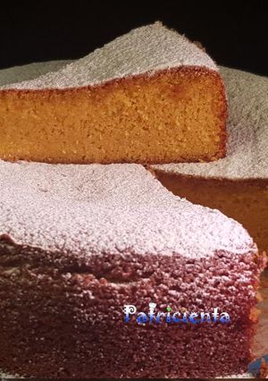 Una foto de Bizcocho de calabaza y almendra