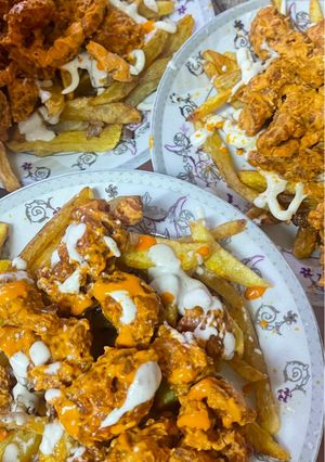 صورة لوصفة فرايز الدجاج 😋