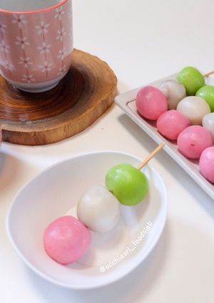 Foto resep Hanami Anko Dango / Dango Kacang Merah
