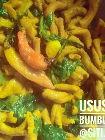 Cara Gampang Membuat Resep Usus ayam bumbu kuning yang  Bikin Ketagihan Anti Ribet, Menggugah Selera