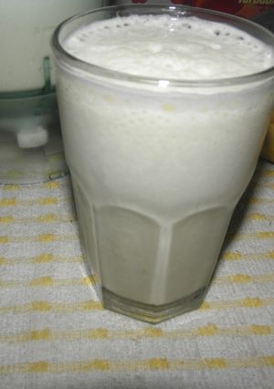Una foto de Milkshake de bananas
