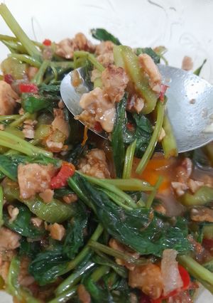 Foto resep Cah kangkung tempe belacan