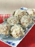 Jumbo Flower Shumai! Easy Skillet Method!