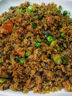A picture of Chapati Poha.