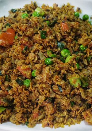 A picture of Chapati Poha.