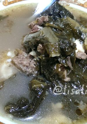 Foto resep Bakut Sayur Asin Halal - Iga Sapi Sayur Asin Resep Mama