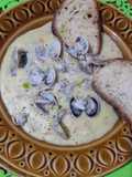 Crema di cicerchie con vongole