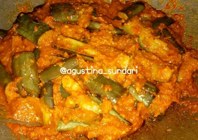 Bagaimana Menyiapkan 99. Sambal Terong Ungu, Lezat Sekali