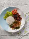 Isi Piringku : Pecel Sayur Paha Fillet Goreng Mentega