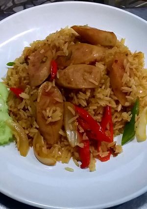 รูปของ ข้าวผัดพริกแหนมไก่