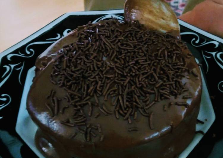 Bolo de chocolate de microondas