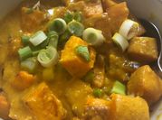 A picture of butternut squash curry