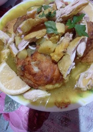 صورة لوصفة شفلور بلصوص ابيض 👌👌👌 بنين بزاف 😍😍😍