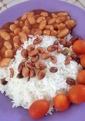 Foto resep Nasi Pasta Kacang.