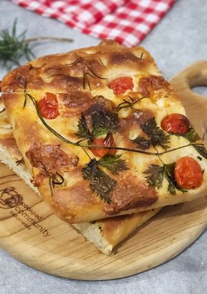Foto resep Focaccia Garden