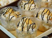 Gambar puding egg drop biscuit