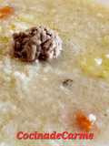 Sopa rápida de arroz
