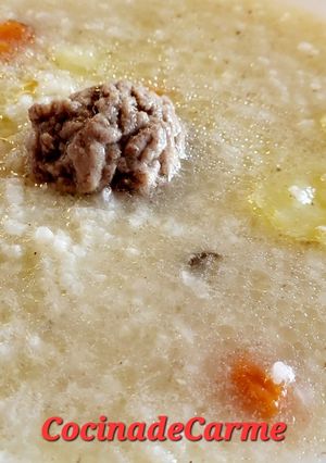 Una foto de Sopa rápida de arroz