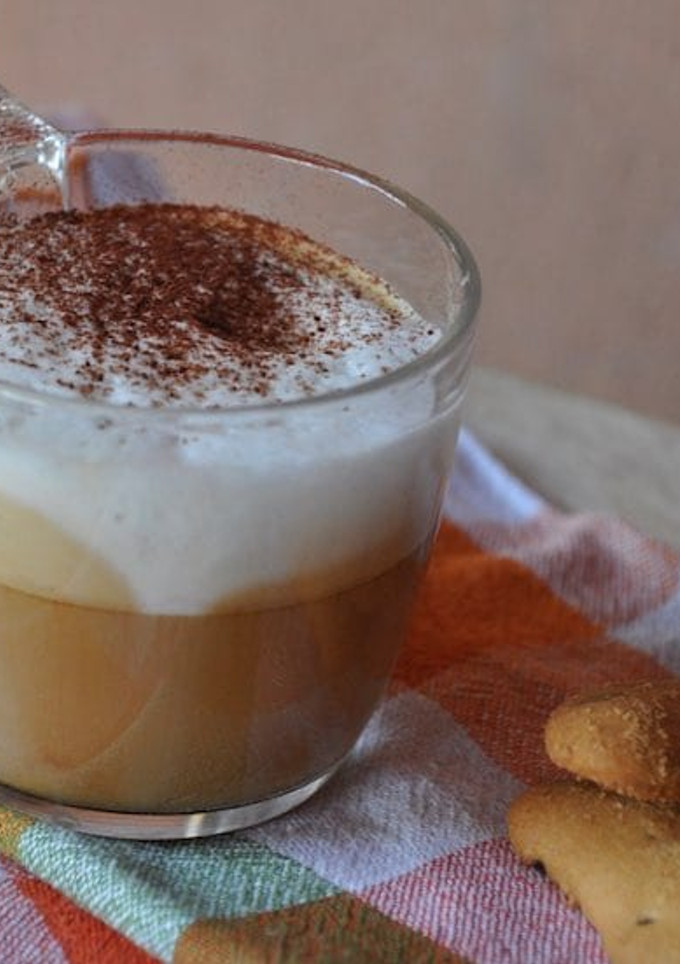 Una foto de Capuchino casero