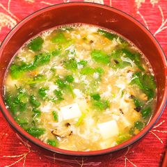 A picture of West Lake Beef Soup (西湖牛肉羹).