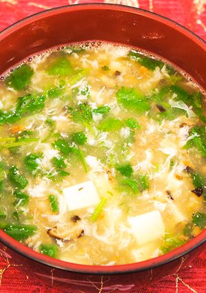 A picture of West Lake Beef Soup (西湖牛肉羹).