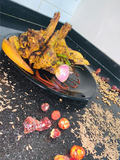 A picture of Morrocon Lamb Chops.