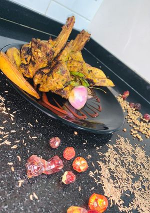 A picture of Morrocon Lamb Chops.