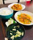 Calabaza amarga salteada al wok 🇺🇾🇯🇵苦瓜の炒め物（ゴーヤチャンプルー）