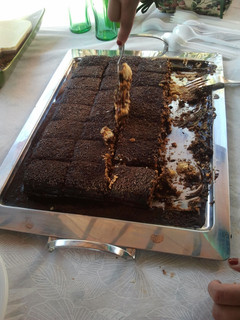 Una foto de Tarta de galletas y chocolate