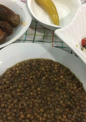 صورة لوصفة شوربه العدس البني🍛