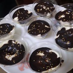 A picture of Choco cheese cups.