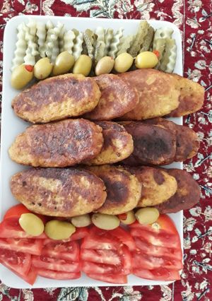 عکسی از دستور کتلت مرغ