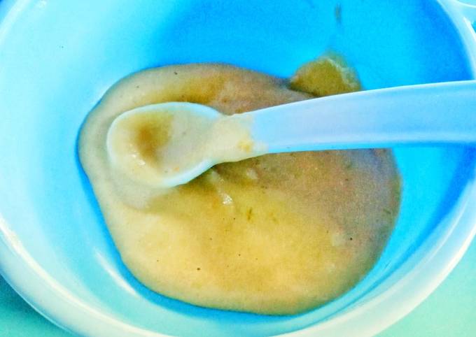 Mpasi 6 Bulan Simple : Bubur Kentang Ayam