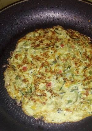 Una foto de Tortilla de zucchini