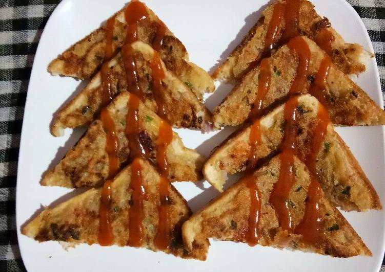 Recipe of Perfect Malai suji sandwich
